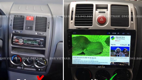 Màn hình DVD Android xe Hyundai Getz 2002 - 2011 | Kovar T1